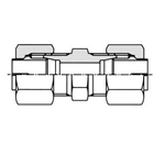 Flareless Fitting for Anti-Vibration Fitting NE Type Steel Pipe Type - Union