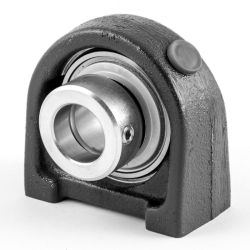 Bearing housings / semi-circular / Press fit / lubrication port / radial insert ball bearings / PSHE-TV-FA