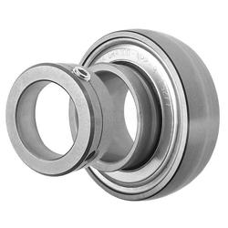 Radial insert ball bearings / single row / outer ring spherical / eccentric locking collar / inch / GRAxx-NPP-B / INA