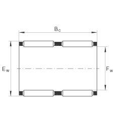 INA Double-Row Needle Roller Cage Assemblies