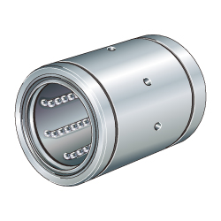 Linear ball bearings / KBS..-P / sealed on one side / adjustable / corrosion-resistant design possible