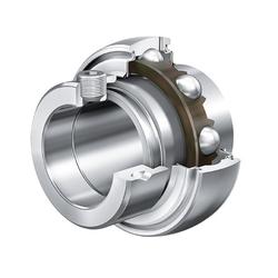 Radial insert ball bearings / outer ring spherical / eccentric locking collar / R seals on both sides / NExx-KRR-B / INA