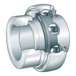 Radial Insert Ball Bearing G1..-KRR-B-AS2/V, Spherical Outer Ring, Eccentric Locking Collar, R Seals on Both Sides, Inch Size Bore