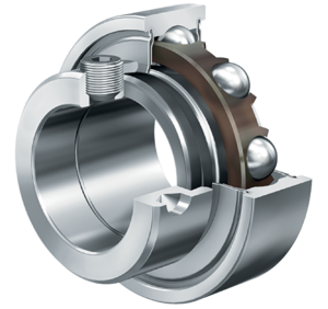 Radial Insert Ball Bearing RA..-NPP, Cylindrical Outer Ring, Eccentric Locking Collar, Both Side P Seals, 100, FA106