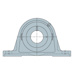 Plummer Block Housing Unit GG.SAO, Cast Iron Housing, Heavy Series