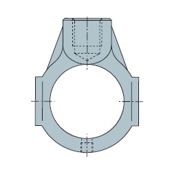 Take-Up Housing Unit GG.HE, Cast Iron Housing