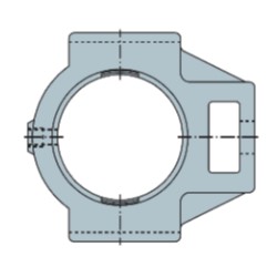 Take-Up Housing Unit GG.TUE, Cast Iron Housing