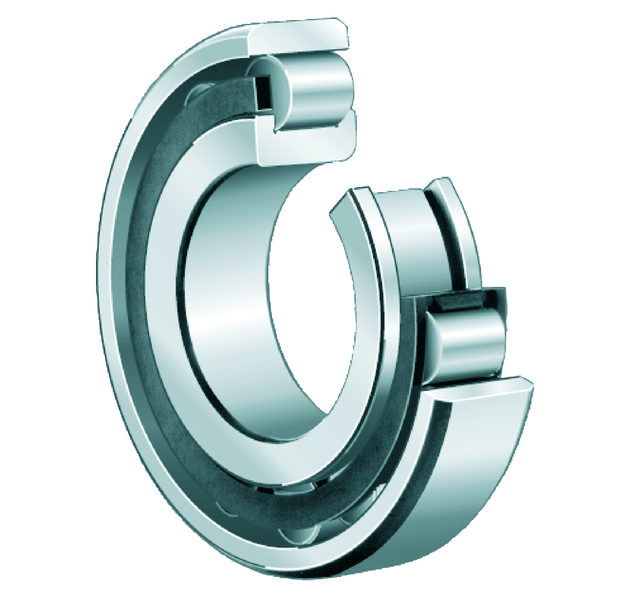 Cylindrical Roller Bearing N2..-E-XL-TVP, with Cage, Single Row, Non-Locating Bearing, Type N2