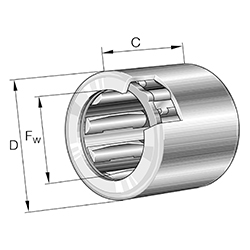 Drawn Cup Roller Clutch HFZ, with Steel Springs