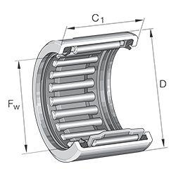 Drawn Cup Needle Roller Bearing with Open End HK..-2RS-AS1