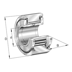 Crowned Caged Needle Roller NATR..-PP, With Sealing, Yoke Type