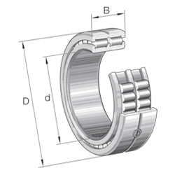 Cylindrical Roller Bearing SL0149, Full Complement, Double Row