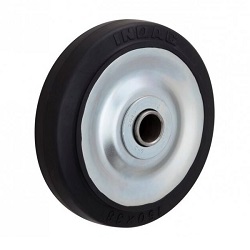 G-W Type Castors for Medium Loads with Rubber Wheel Type, Wheel Only