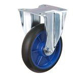 Low Starting Resistance Caster LR-WK Type with Rubber Wheel Type with Fixed Hardware