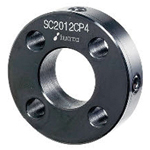 Set collars / stainless steel, steel / double grub screw / fourfold cross hole / SC-P4 SC0610SP4