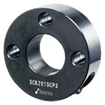 Set collars / stainless steel, steel / wedge clamping / triple cross hole / SCK-P3 SCK1215SP3