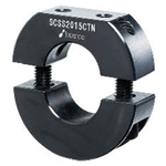 Set collars / flattened on one side / steel / two-piece / front thread / SCSS-TN SCSS2015CTN