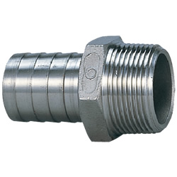 Stainless Steel Screw-In Pipe Fitting, Hose Nipple SUS-HONI-3/4