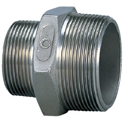Stainless Steel Screw-In Pipe Fitting, Reducing Nipple SUS-RNI-3/4X1/2