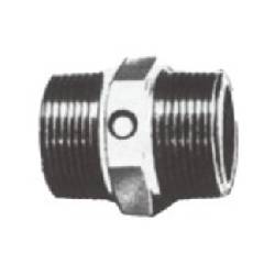 Screw-In Malleable Cast Iron Pipe Fitting, Nipple NI-B-1/8