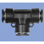 Junron One-Touch Fitting M Series (for General Piping) Reducing Union Tee PTUM-8-6-PM