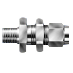 Junron Stainless Steel Fitting Male Bulkhead Union