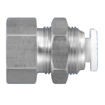 Junron One-Touch Fitting W Series (Spot Welding Equipment for Piping) Bulkhead Female Union