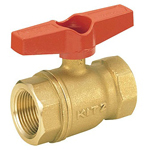 Brass-Made General Purpose 400 Model Ball Valve Screwing (T-Shaped Handle)
