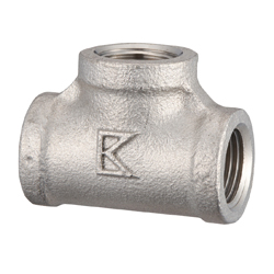 Stainless Steel Tees Screw Fitting PT-50A