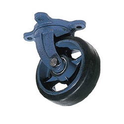 Casting Caster (Rubber Wheel, Wide Type) Swivel Type