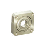 Bearing housings / square flange / counterbore, internal thread / deep groove ball bearing / stainless steel / BSS