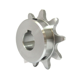 Standard 2042 Double Pitch Sprocket, B Type for R Rollers, Semi-F Series, Shaft Hole Machining Completed (New JIS Key)