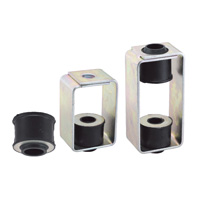 Rubber-metal buffers / hanging / conical through holes / NR / Hs60, Hs70 / KF / KURASHIKI KAKO KF-100