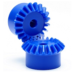 Miter Gear m1.25 Blue (Polyacetal)