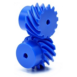 Helical Gear m2.5 Blue (Polyacetal)