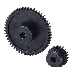 Spur gears / Polyacetal (black) / module 0.5