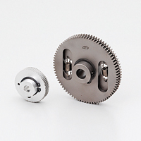 Spur gears / backlashless / module 0.8