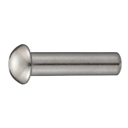 Thin, Flat Rivet / Round Rivet (Stainless Steel)