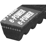 e-POWER Belt, Raw Edge Cogged AX Type AX-86