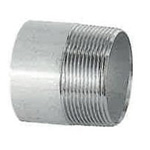 Stainless Steel Screw-In Pipe Fitting, Single Nipple [NS]