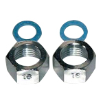 Water Faucet Related Products, Flexible Tubes, Cap Nut Seal Set (Stainless Steel)