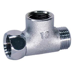 Auxiliary Material for Piping, Fitting, and Plumbing, Plated Fittings - Inner Screw Tees - With Side Nut - M149GMMS