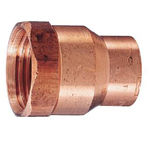 Copper Tube Fitting, Copper Tube Fitting for Hot Water Supply, Copper Tube Internal Threaded Adapter M153-34.92