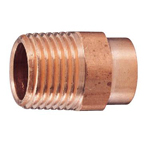 Copper Tube Fitting, Copper Tube Fitting for Hot Water Supply, Copper Tube External Threaded Adapter M154-12.70