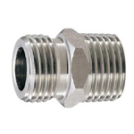 Auxiliary Material for Piping, Fitting, and Plumbing, Fitting for Water Supply Piping, Plated Fittings - Nipples for Flexible Pipes (Stainless Steel)