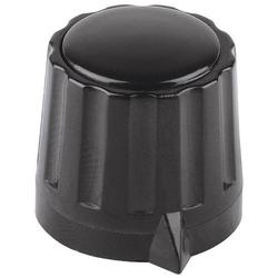 Control knob / Acrylonitrile butadiene styrene, PBT / Aluminium, Aluminium (anodised), Black, Chrome