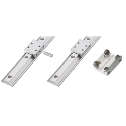 Simplified Slide Rails / Aluminum Block&Rail with Ball Bearings JKSGR16A-390