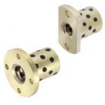 Oil Free Lead Screw Nuts / Flanged