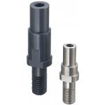 Cantilever Shafts / double stepped / tapered external thread, internal thread / spanner flat