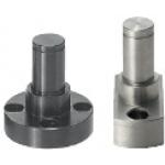 Cantilever Shafts / round flange selectable / stepped / annular groove / through hole